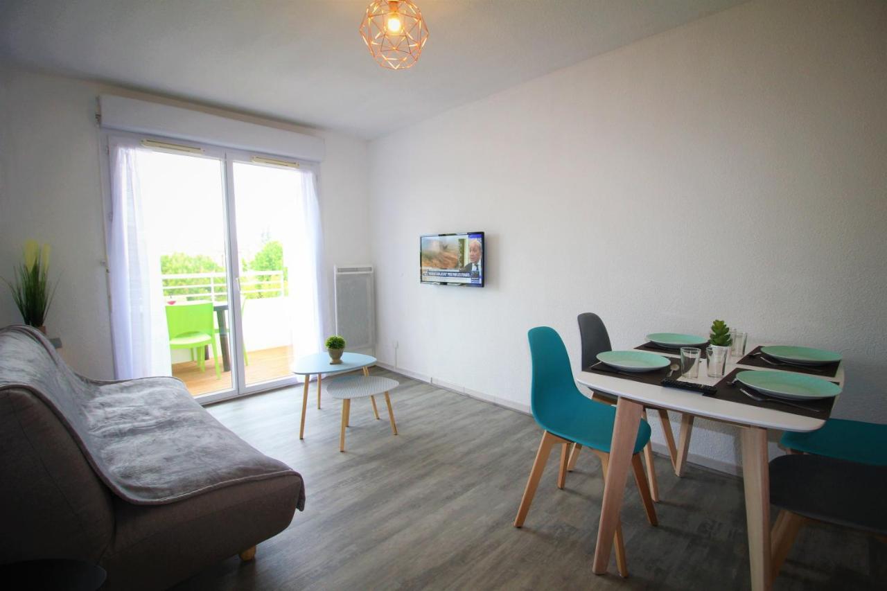 Tout Confort ! Climatisation, Calme, Piscine, Parking Gratuit, Terrasse, Wifi Carcassonne Exterior photo
